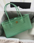 Mint Green Crocodile Bag (No Box)