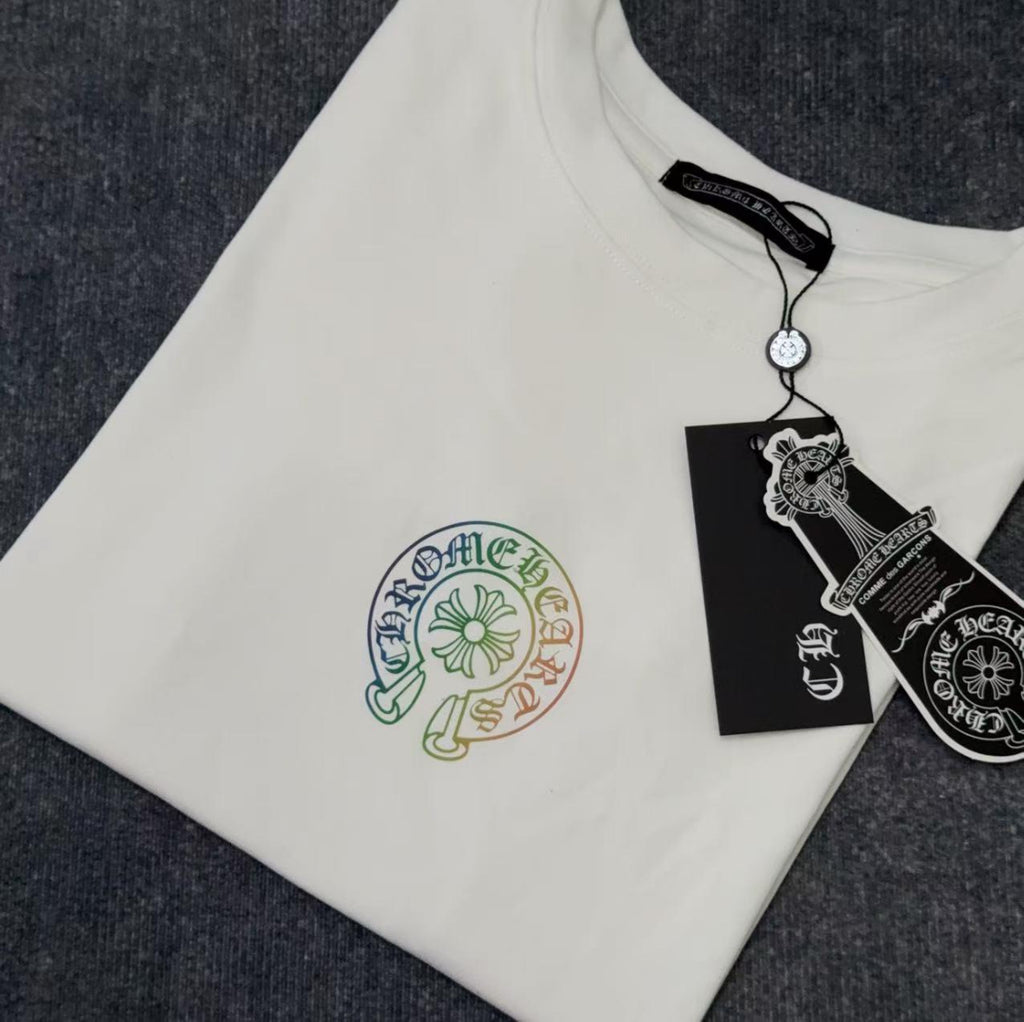 Chrome White Graphic Logo Tee
