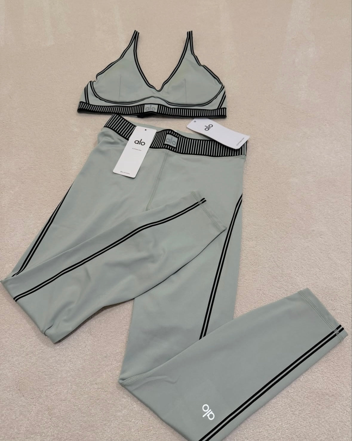 Sage Green AirLift Yoga Gym Set