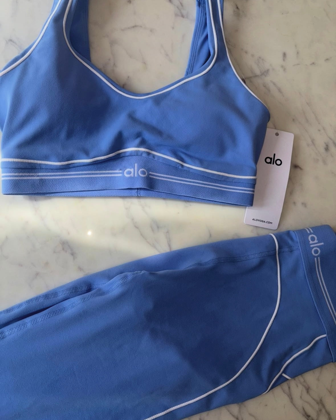 Baby Blue Yoga Gym Set