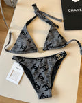 Grey CC Bikini Set