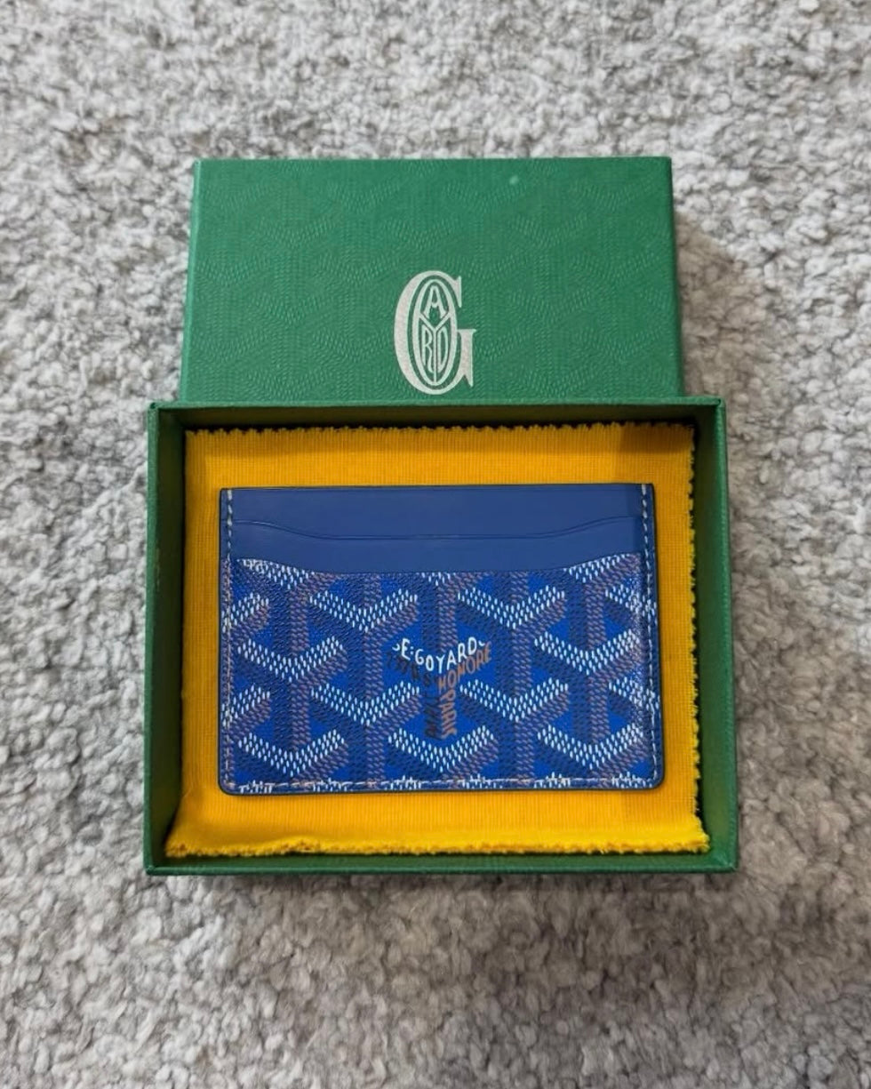 Geometric Blue Cardholder