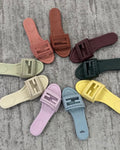 Baguette Pastel Stitch Flat Sandals