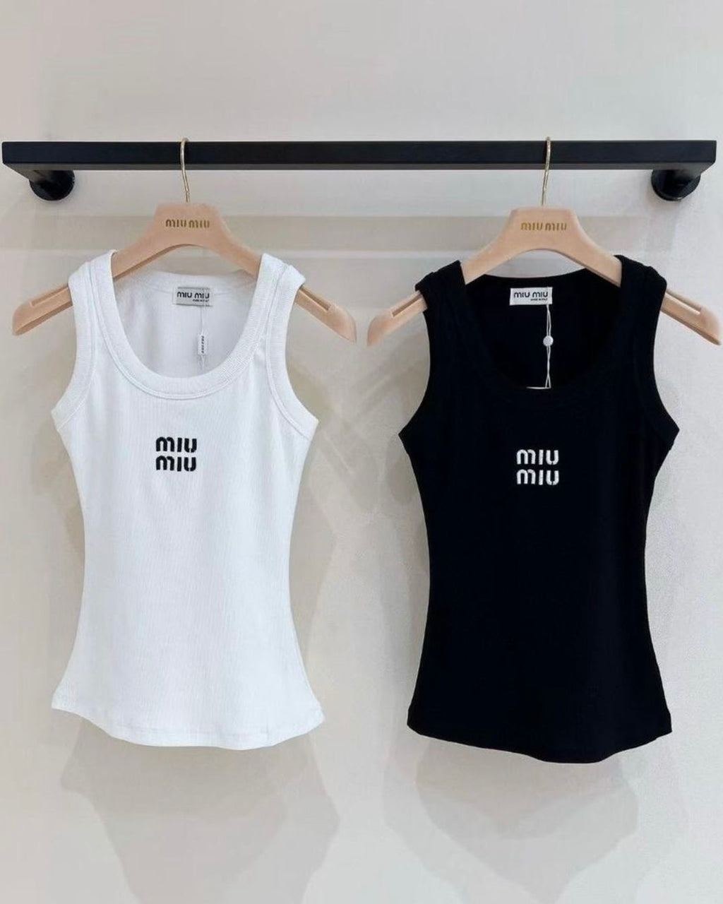 Miu Ribbed Tank Top