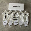 5 Pack White Frilly Socks