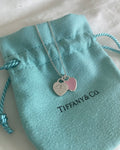 Pink Heart Rhinestone Stainless Steel Waterproof Necklace