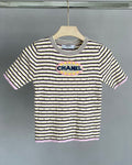 CC Striped Knitted Tee