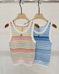CC Chevron Knit Vest Top