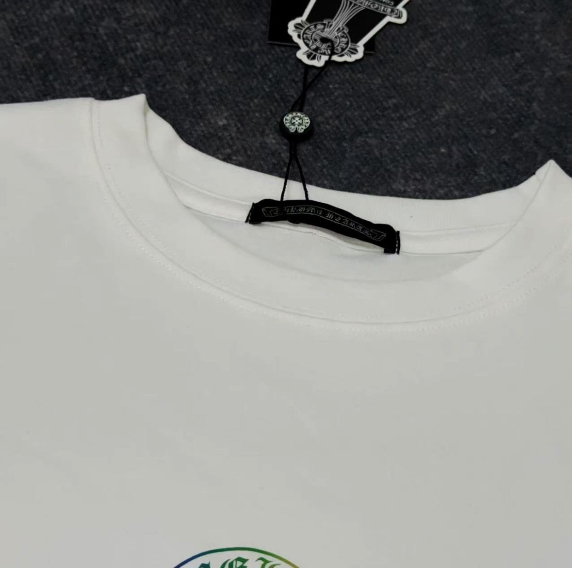 Chrome White Graphic Logo Tee
