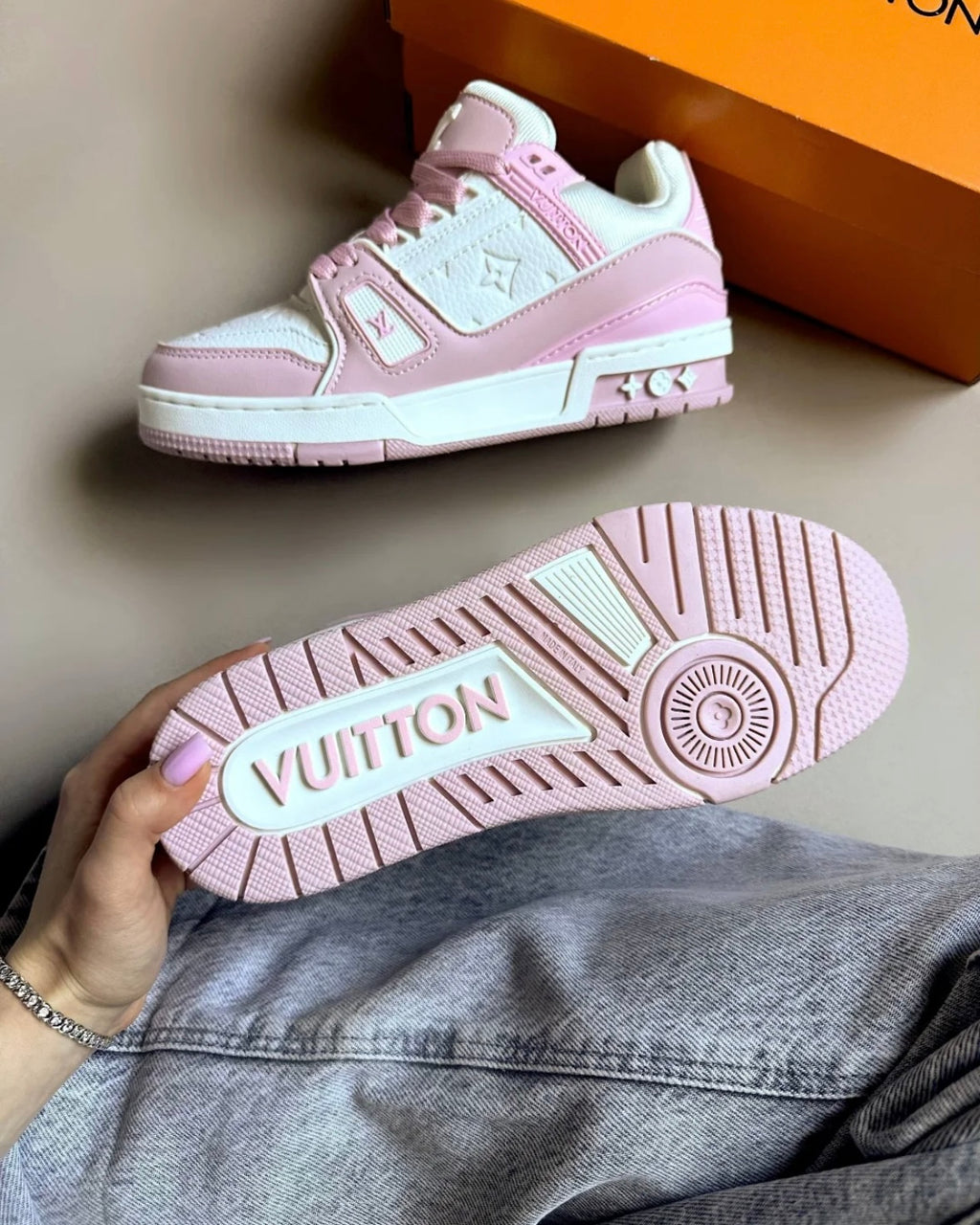 Baby Pink Chunky Trainers