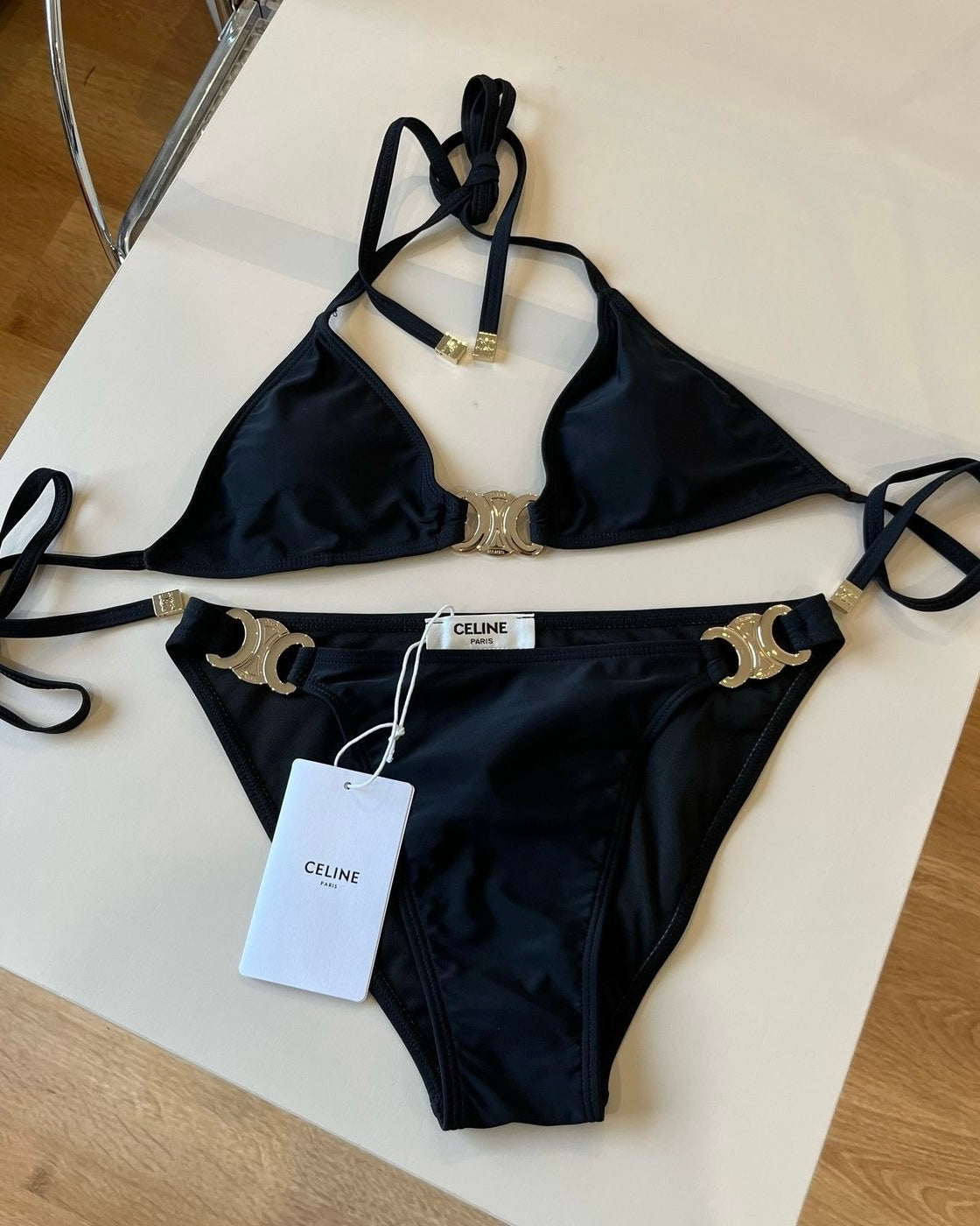 Black & Gold Bikini Set
