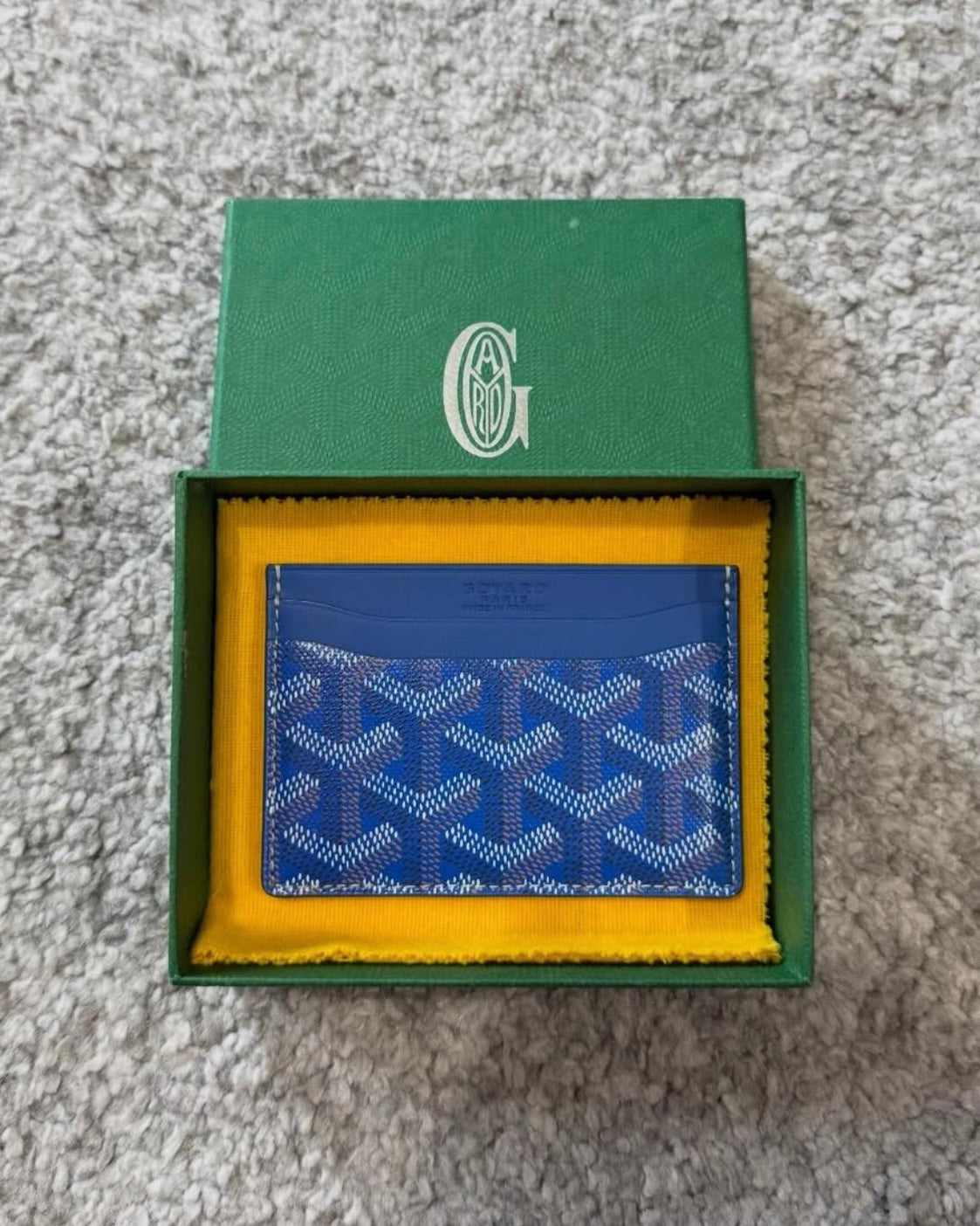 Geometric Blue Cardholder