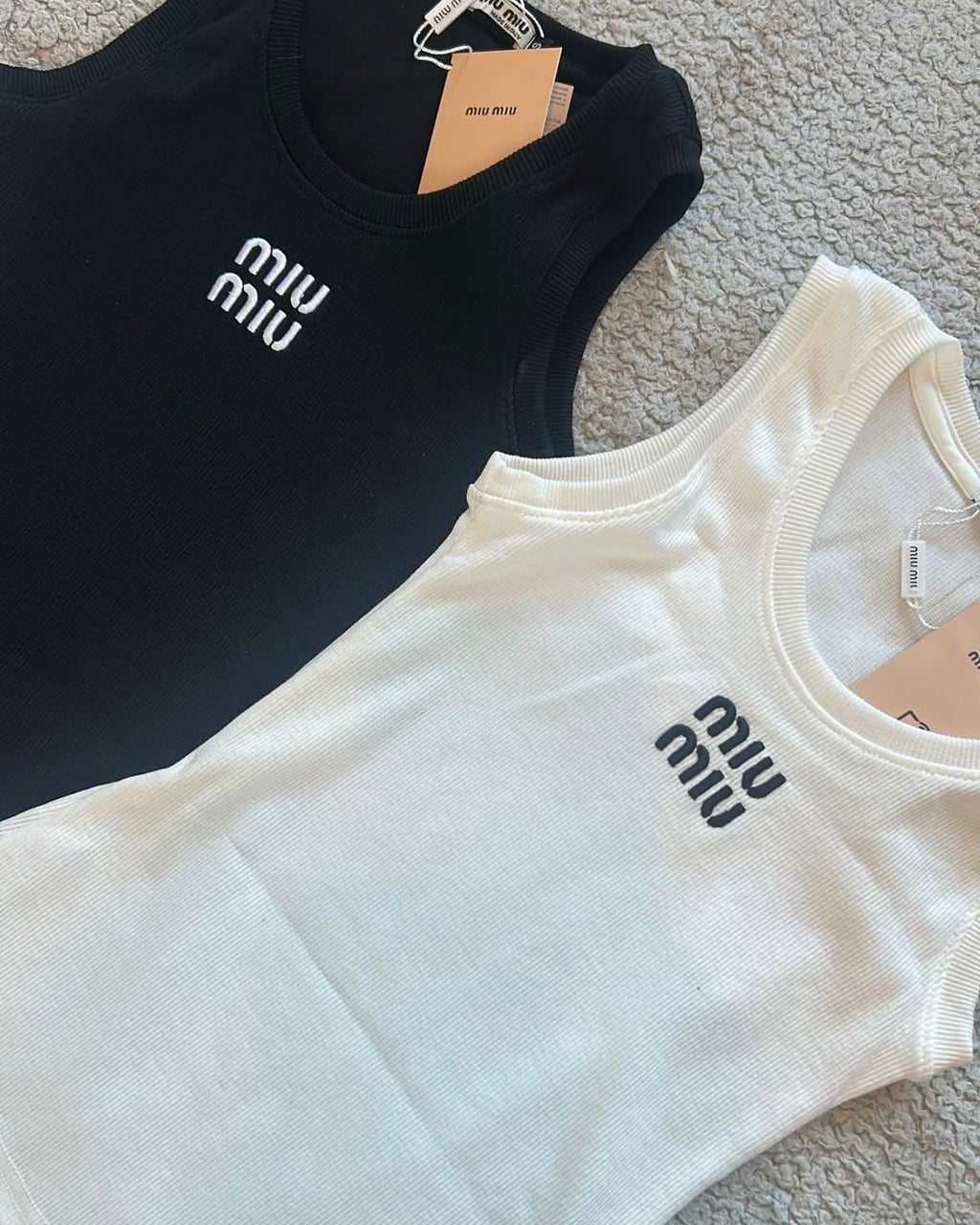 Miu Ribbed Tank Top