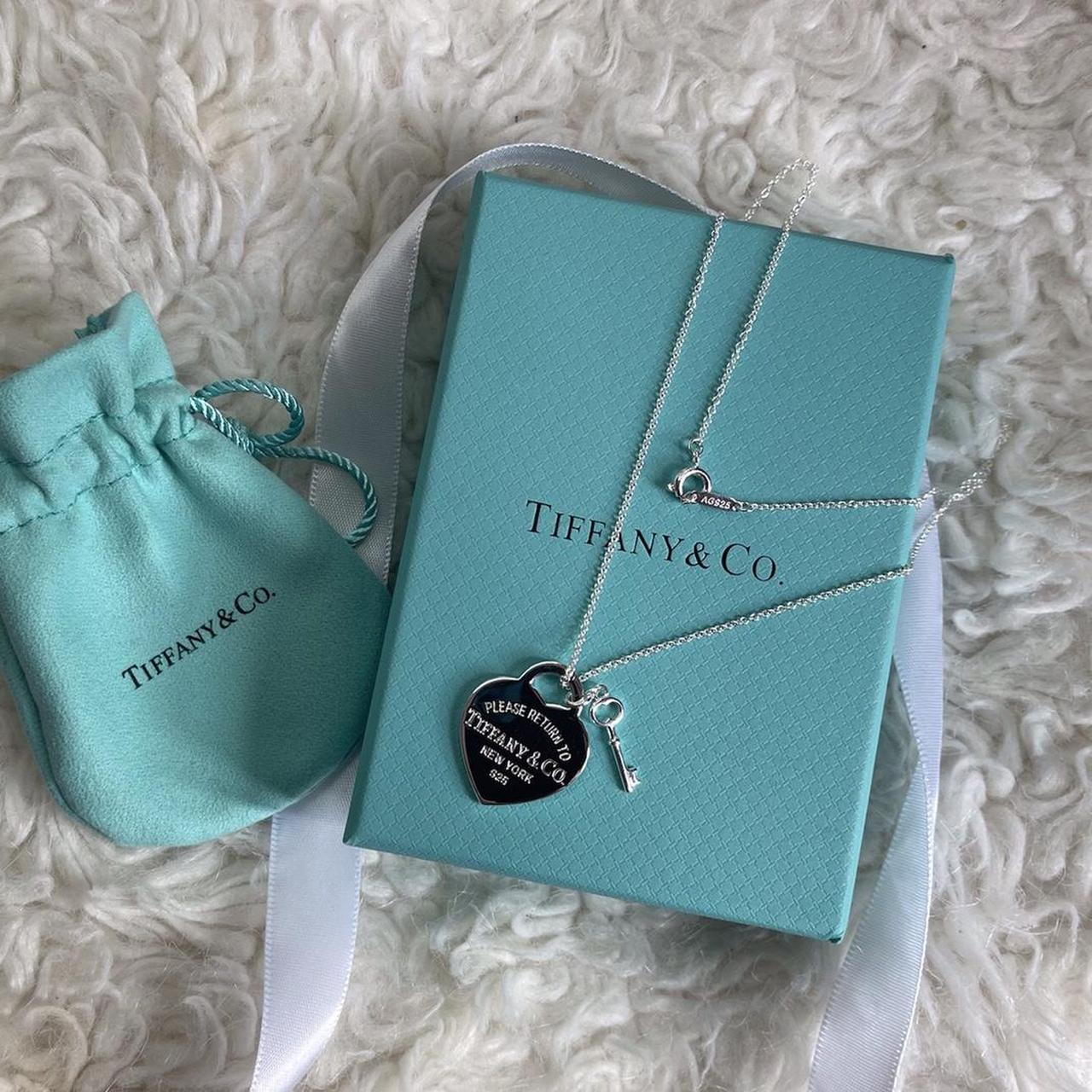 Heart & Key Stainless Steel Waterproof Necklace
